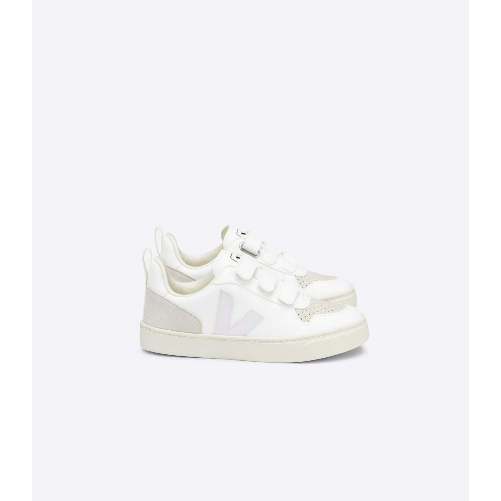 Kids\' Veja V-10 CWL Shoes White | SG 781SGL